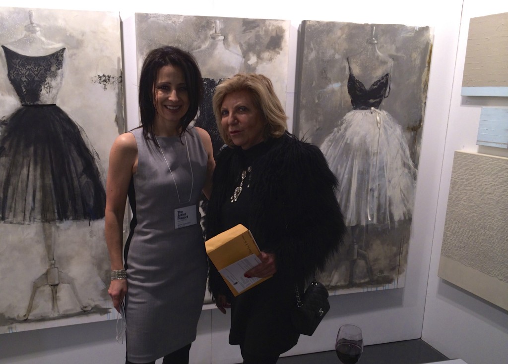 With Robin Kay, founder of 'Fashion Design Council of Canada'